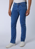 Men's Premium Comfort Fit Stretch Blue Jeans