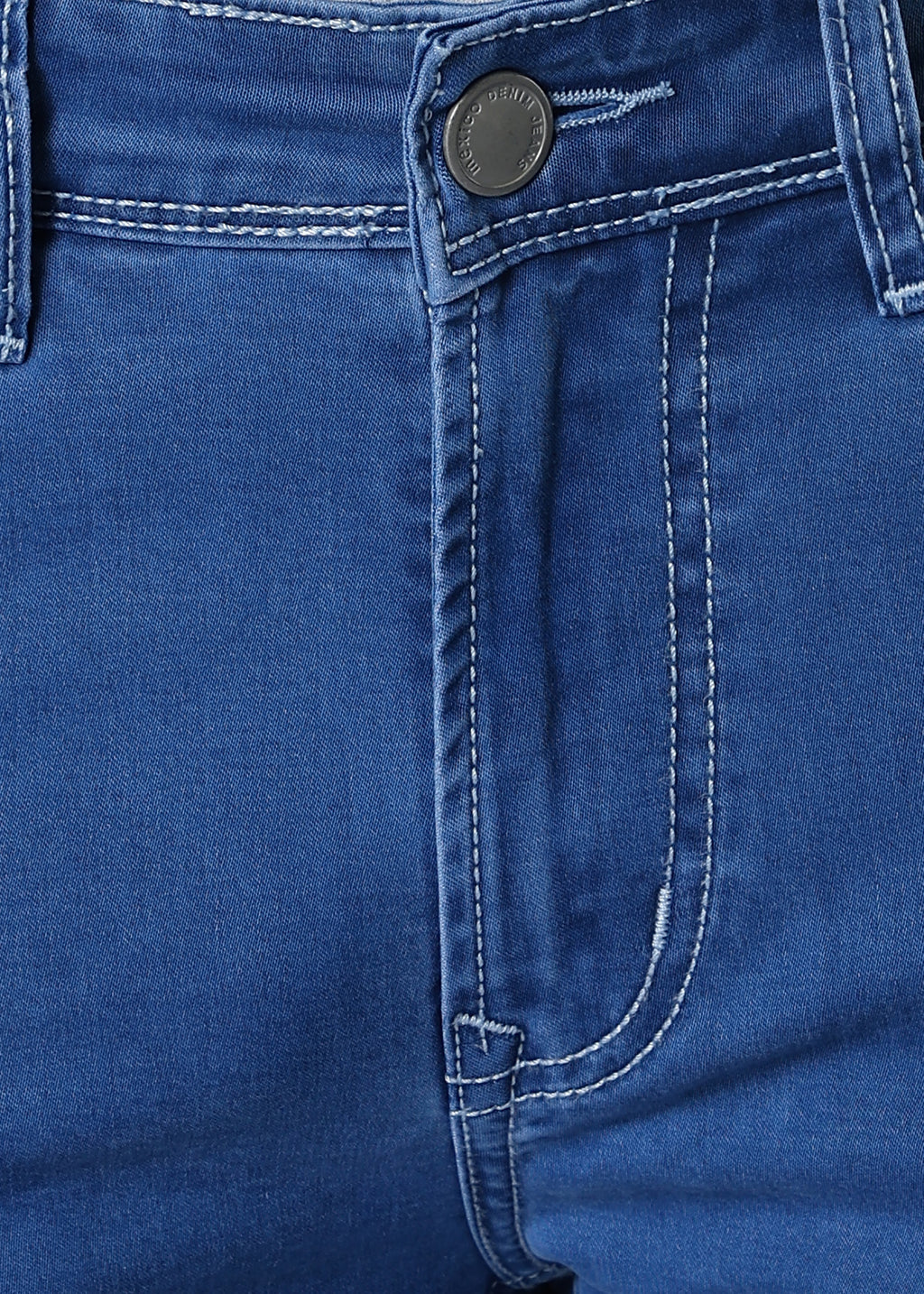 Men's Premium Comfort Fit Stretch Blue Jeans
