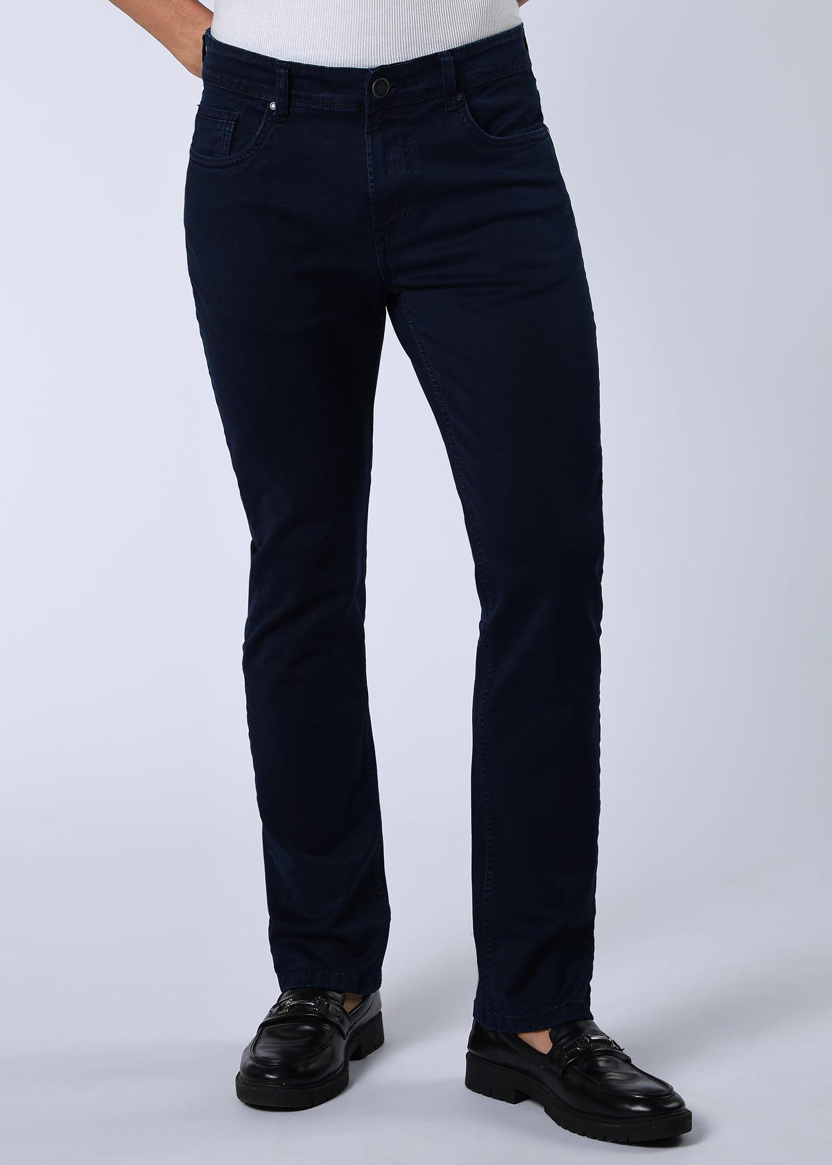 Men's Premium Comfort Fit Stretch Dark Indigo Jeans