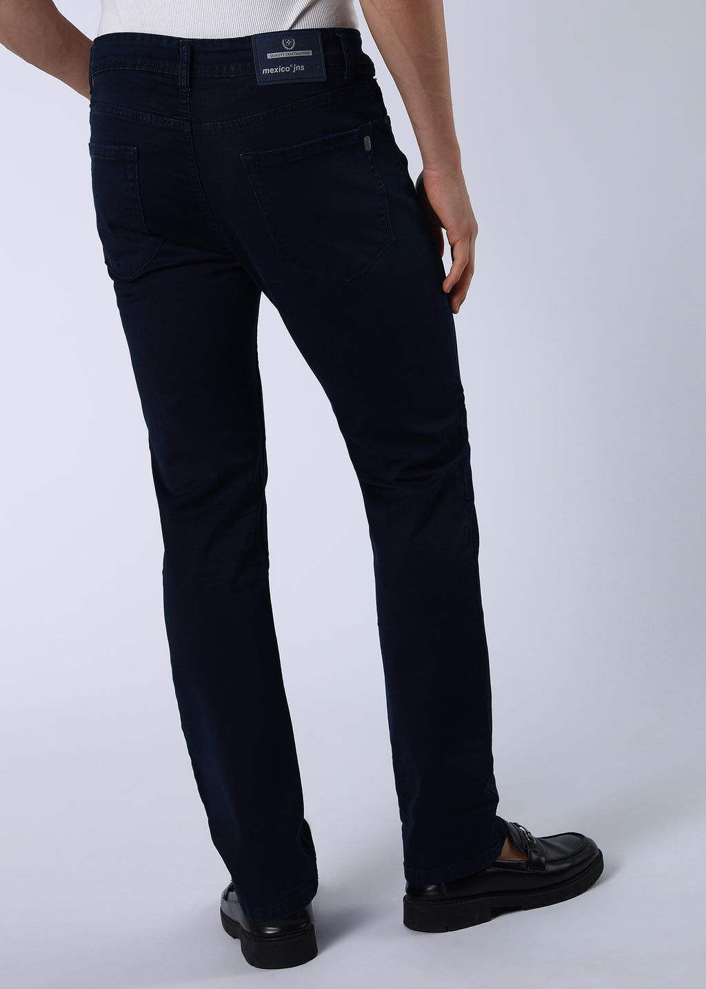 Men's Premium Comfort Fit Stretch Dark Indigo Jeans