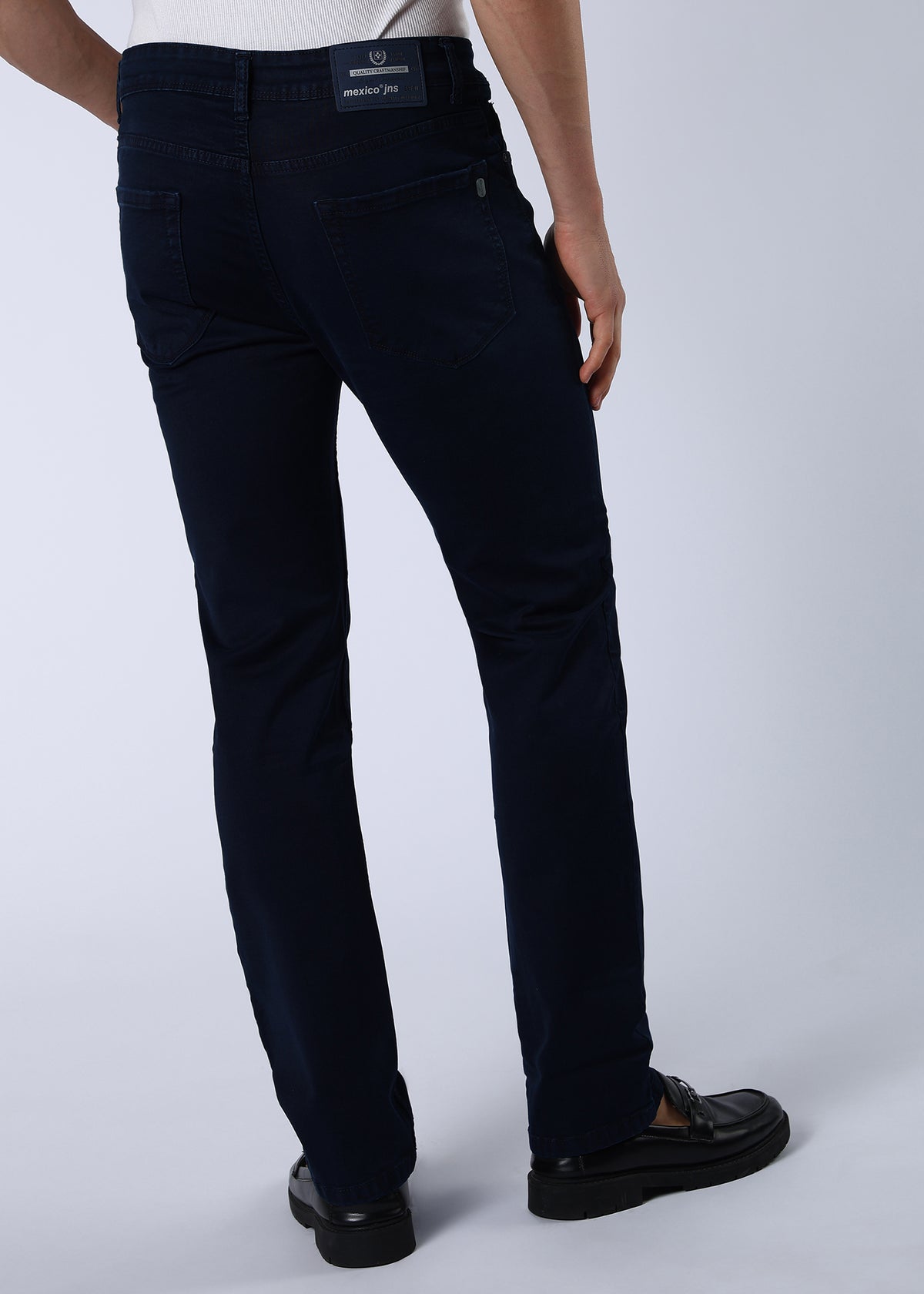Men's Premium Comfort Fit Stretch Dark Indigo Jeans