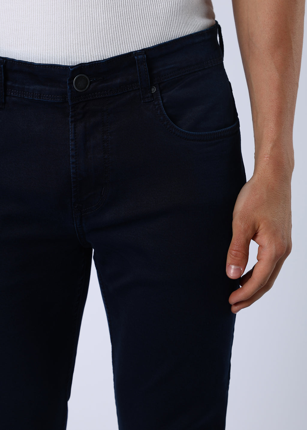 Men's Premium Comfort Fit Stretch Dark Indigo Jeans