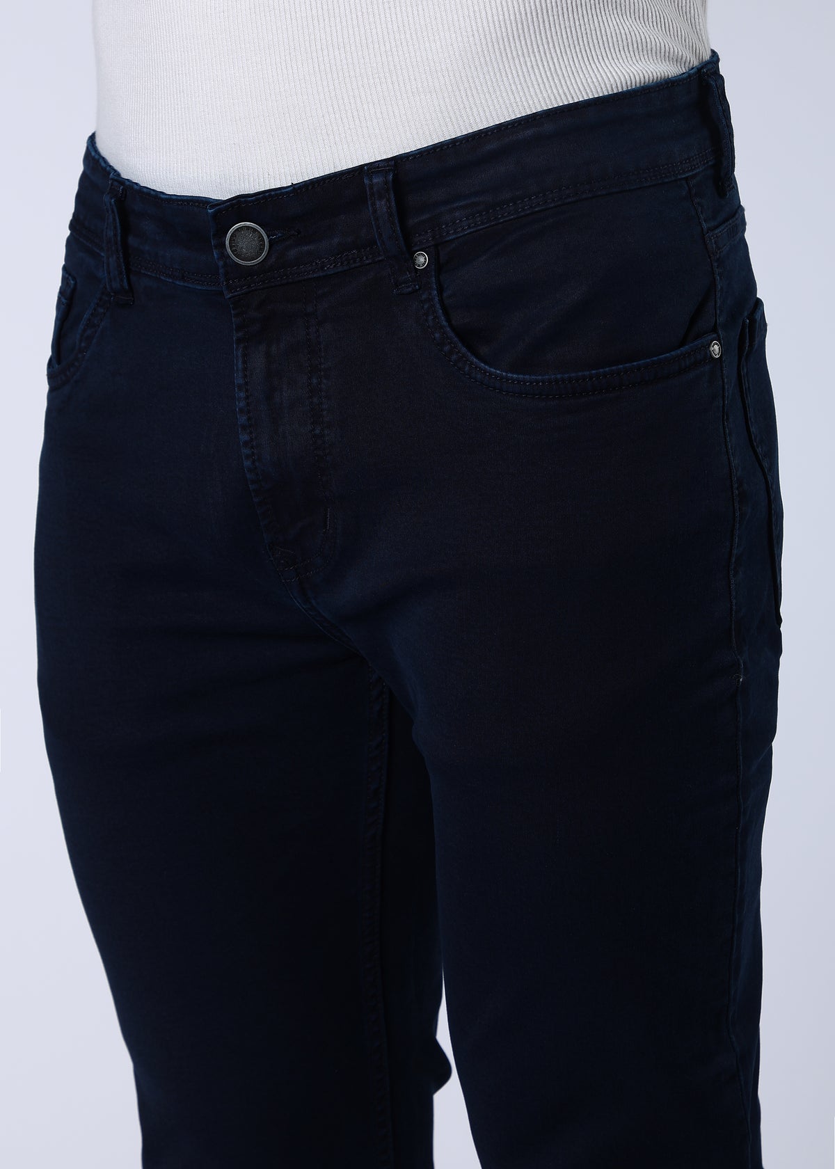 Men's Premium Comfort Fit Stretch Dark Indigo Jeans